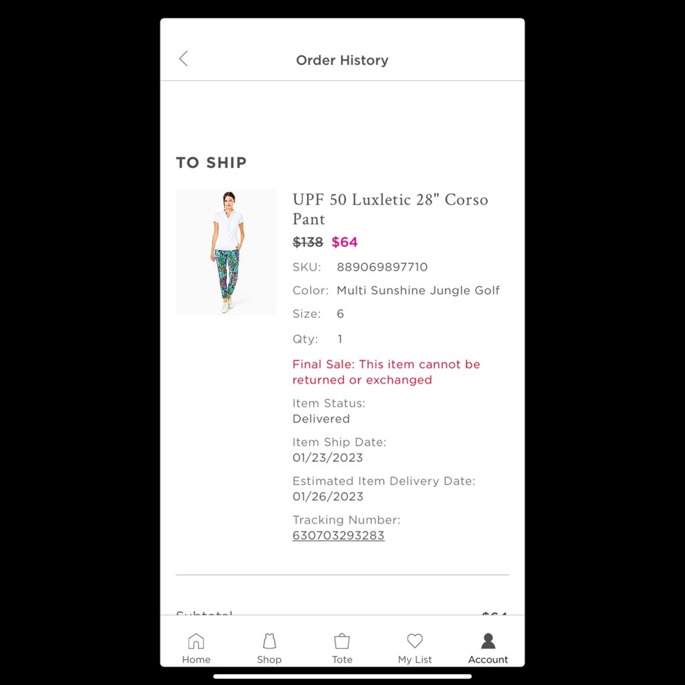 Lilly Pulitzer Sunshine Jungle Corsica pant